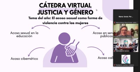 ENCUENTRO VIRTUAL DE LA COMISIÓN PARA LA IGUALDAD DE GÉNERO Y LA FUNDACIÓN JUSTICIA Y GÉNERO